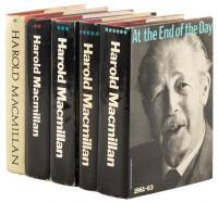 Five volumes of Harold MacMillan's Memoirs