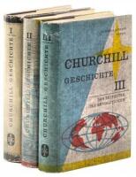 Three volumes of Geschichte [A History of the English-Speaking Peoples]