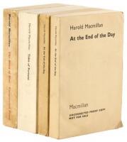 Four uncorrected proofs from Harold MacMillan