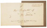 Holograph letter signed by Benjamin Disraeli