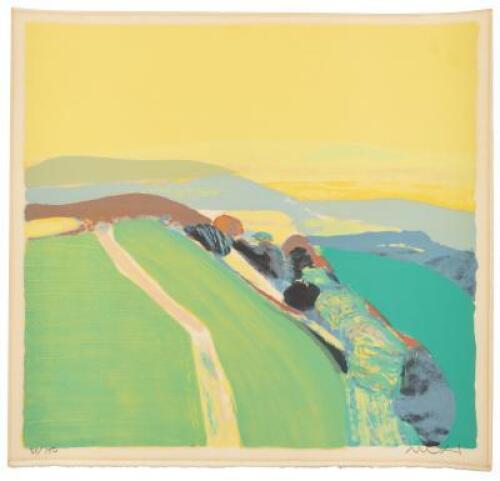 Color lithograph by Roger M&uuml;hl