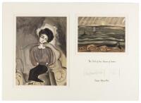 Two lithographs from The Fall of the House of Usher as published by the Limited Editions Club