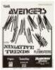 The Avengers: Jimmy Wilsey, Penelope Houston, Danny O'Brien, and Greg Ingraham Rehearsing 1977 [with] a folding poster with the image signed by Penelope Houston [and] original Avengers show flyer at Mabuhay Gardens - 5