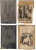 Six steel engraving plates - four from Mark Twain's The Gilded Age, Vol. 1 - 2