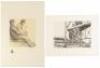 Collection of approximately 28 lithographs, etchings, woodblock, and other prints, most signed by the artists - 3