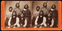 Untitled group portrait of five young Indian chiefs