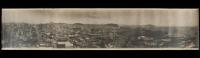 Four panoramic gelatin silver photographs of San Francisco during and after the earthquake and fire of 1906