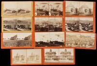 Eleven stereoviews of scenes in and around San Francisco