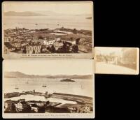 Two Boudoir photographs and one carte-de-visite by Watkins, all of San Francisco and adjacent areas
