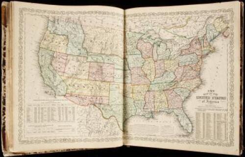 A New Universal Atlas containing Maps of the various Empires, Kingdoms, States and Republics of the World with a special Map of each of the United States, plans of Cities &c. Comprehended in eighty four sheets and forming a series of One Hundred and Forty