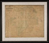Map of the City and County of San Francisco. Carefully Compiled from recent surveys, including all the new additions of Cities, Towns, and Villas, delineating the lines of Ranchos, Private Claims, Water Works, Railroads, &c. &c. Drawn for the San Francisc
