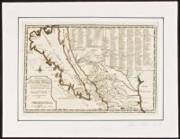 Cette Carte de Californie et de Nouveau Mexique, est tir&eacute;e de celle qui a &egrave;t&eacute; envoy&eacute;e par un grande d'Espagne pour &egrave;tre communiqu&eacute;e a Mrs. de l'Academie Royale des Sciences