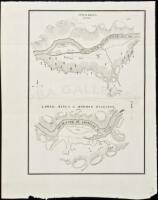 Upper Mines. Nos. 1 & 8 [on same sheet as] Lower Mines or Mormon Diggings. No. 3