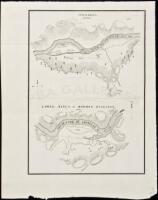 Upper Mines. Nos. 1 & 8 [on same sheet as] Lower Mines or Mormon Diggings. No. 3