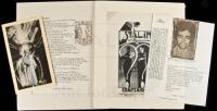 A small archive relating to the publication of Frammis - a tribute to Wallace Berman