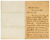 Autograph letter signed by Charles Dickens