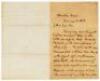 Autograph letter signed by Charles Dickens