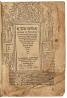 The hystory writtone by Thucidides the Athenyan of the warre, whiche was betwene the Peloponesians and the Athenyans, translated oute of Frenche into the Englysh language by Thomas Nicolls citezeine and goldesmyth of London