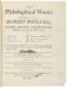 The Philosophical Works of the Honourable Robert Boyle Esq; Abridged, Methodized, and Disposed Under the General Heads of Physics, Statics, Pneumatics, Natural History, Chymistry, and Medicine - 3