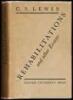 Rehabilitations and Other Essays