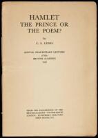 Hamlet, The Prince or The Poem?