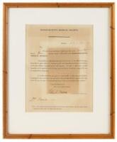 Certificate of Election Signed by John C. Warren