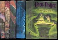 Five titles from the Harry Potter series