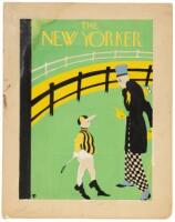 Original artwork for The New Yorker [with] an original caricature of Robert E. Sherwood by Taylor [and] typescript manuscript for a short story by Michael Arlen signed by Dwight Taylor