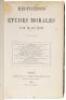Méditations et Études Morales François Pierre Guillaume Guizot