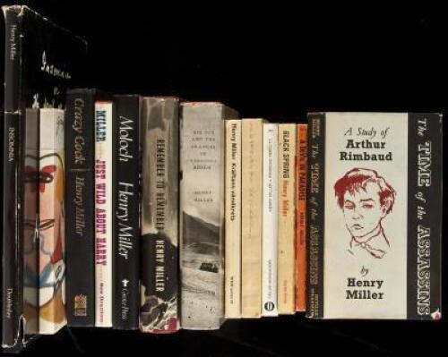 Twenty-four volumes of literature by Henry Miller