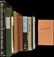 Nine volumes by or about Henry Miller, signed, plus one volume inscribed from Emil White to Ivan Sokoloff