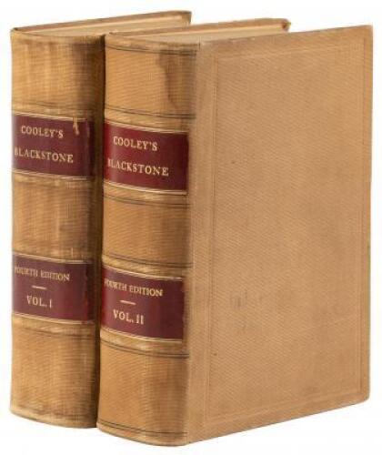 Commentaries on the Laws of England in Four Books...Together with Copious Analysis of the Contents by Thomas Cooley