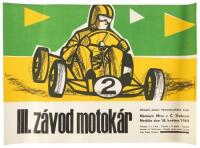III. Zavod Motokar in Česk&aacute; Třebov&aacute;, Nedele 18. Kvetna 1969 / III. Race of Go-Karts in Česk&aacute; Třebov&aacute;, Sunday, May 18, 1969