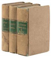 Three volumes of Italian poets of the Renaissance