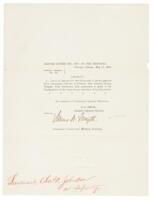 Five official orders for personnel in the U.S. Army during the height of conflicts with Native Americans in Arizona, the great plains, and across the frontier