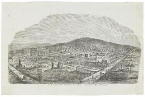 San Francisco, After the Fire of June 22d, 1851 (Published by the Times and Transcript.)