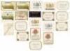 Collections of letters, labels, and other ephemera relating to the California wine industry in the latter 1800s and early 1900s