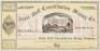 Sheet of three unused stock certificates in the Bodie Bluff Consolidation Mining Co., each signed in ink by Leland Stanford as President of the company - 4