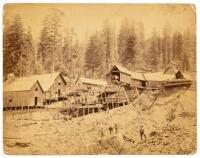 Original photograph of the Ruby Mine near Downieville, Sierra County, California