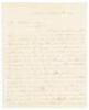 Letter detailing the value of slaves who were to be sold