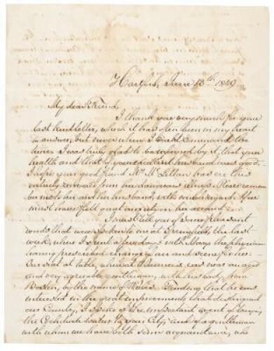 Letter by Female Anti-slavery Poet about her Black housekeeper