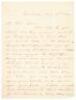 Letter praising the oratory of Alabama Secessionist during the 1860 presidential election campaign - 5