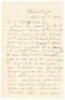 Letter about Union Army sent to suppress KKK violence - 2
