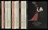 Die Wahnsinnigen Werke des Edward Gorey in 33 Diogenes Kunst Taschenb&uuml;chern