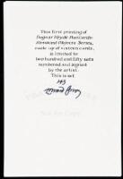 Menaced Object Series - signed, limited set of illustrated cards