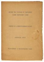 Before the Flowers of Friendship Faded Friendship Faded: Written on a Poem by Georges Hugnet