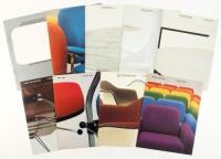 Nineteen 1970s sales brochures for herman miller