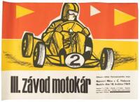 III. Zavod Motokar in Česk&aacute; Třebov&aacute;, Nedele 18. Kvetna 1969 / III. Race of Go-Karts in Česk&aacute; Třebov&aacute;, Sunday, May 18, 1969