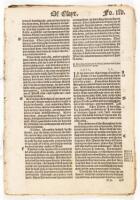 Twenty-five leaves from the "Great Bible" of 1540