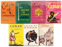 Set of seven Conan books by Gnome Press